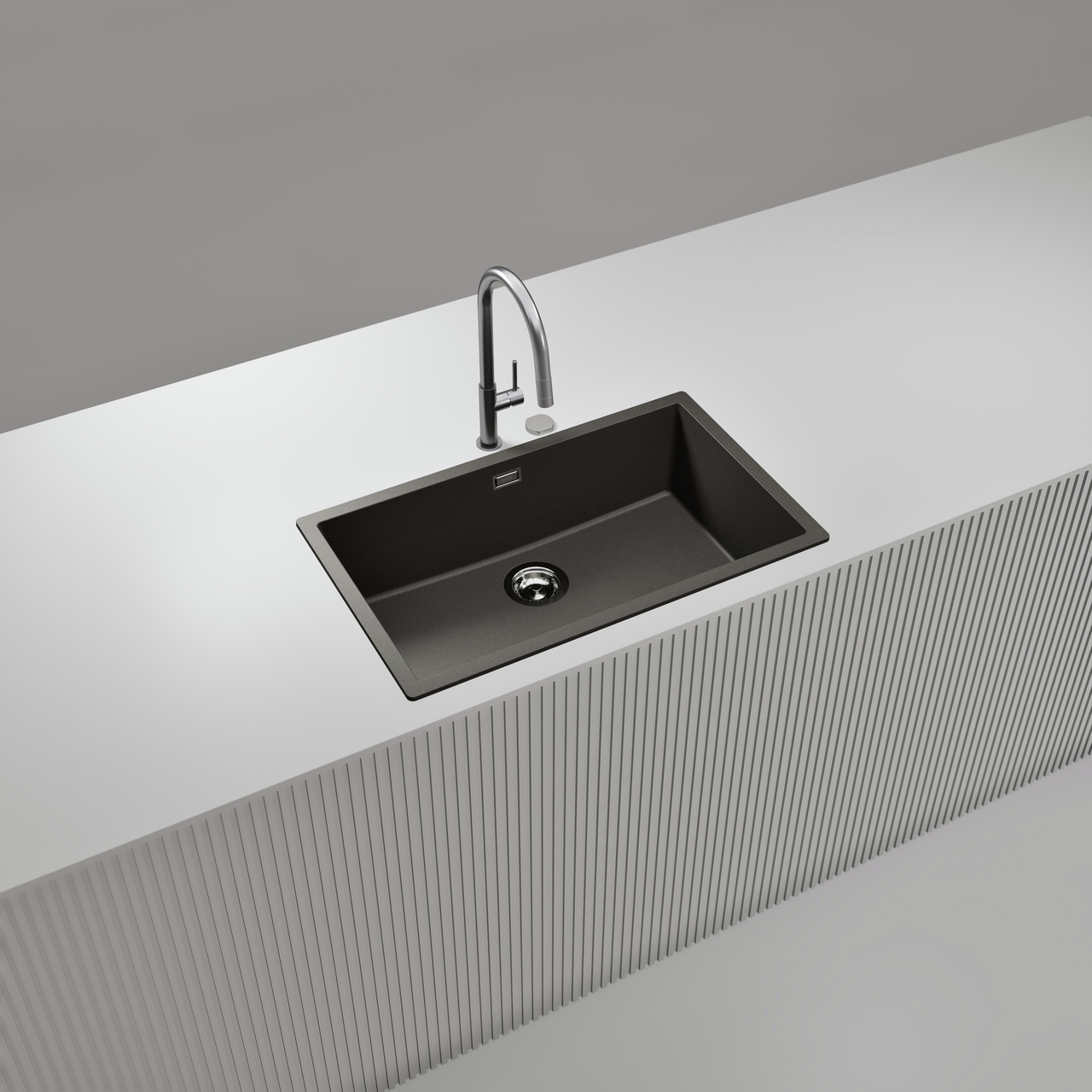 Dřez FORMHAUS D-100LS NERO